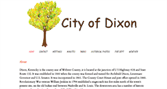 Desktop Screenshot of cityofdixon.net