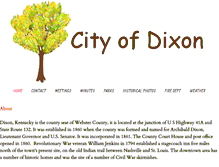 Tablet Screenshot of cityofdixon.net